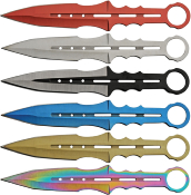 211555 - Set de 6 Couteaux  Lancer RITE EDGE Multicolore