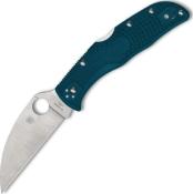 C243FPWK390 - Couteau SPYDERCO Endela Lightweight Wharncliffe K390 Blue