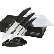 1450004 - Set de 3 couteaux Cramique LE CHEF SYMPA
