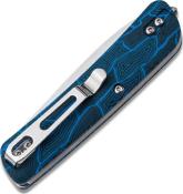 01BO557 - Couteau BOKER PLUS Tech Tool Blue Damast G10