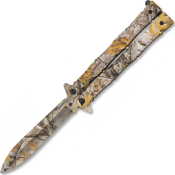 CP02181 - Couteau Papillon ALBAINOX Camo Bois