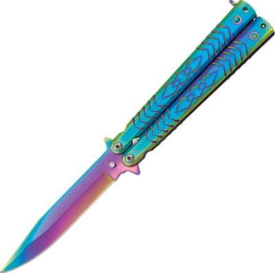 CP02193 - Couteau Papillon ALBAINOX Rainbow