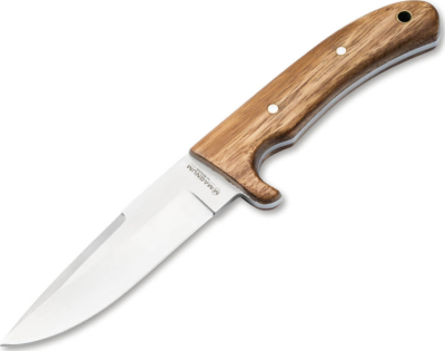 02GL687 - Couteau BOKER MAGNUM Elk Hunter Zebrawood