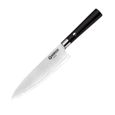 130419DAM - Couteau BOKER CUISINE Damas Chef Black 