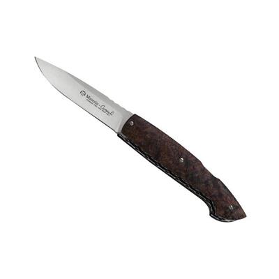 MAS402RN - Couteau MASERIN Consoli Loupe de Frêne Marron