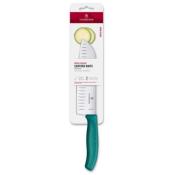 6.8524.17C1B - Couteau Santoku VICTORINOX SwissClassic 17cm Alvéolé Vert