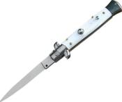 B250-23PL - Couteau CONSORZIO COLTELLINAI Auto Stiletto Fa�on Nacre  
