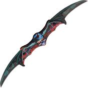 BATSKULL1 - Couteau Bat & Skull Double Lame Linerlock A/O