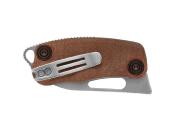 BF763 - Couteau BLACK FOX Nix Micarta Marron