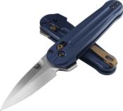 BEN491 - Couteau BENCHMADE Lowden Crater Blue Aluminium