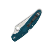 C07FS4K390 - Couteau SPYDERCO Police 4 Lightweight K390 Bleu