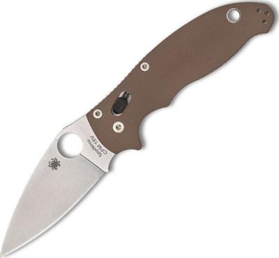 C101GPBN15V2 - Couteau SPYDERCO Manix™ 2 Brown G-10 CPM 15V® Sprint Run™
