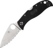 C262SBK - Couteau SPYDERCO Leafjumper Noir