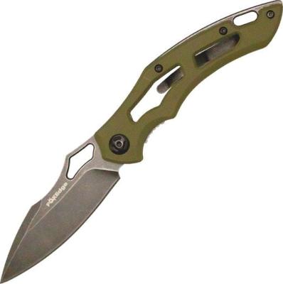 FE.033 - Couteau FOX EDGE Sparrow G10 Vert Stonewashed