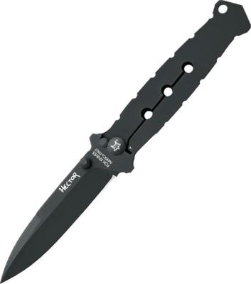 FOX504B - Couteau FOX MILITARY Hector tout Noir