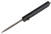 G12-1449 - Couteau Automatique GOLGOTH OTF G12 Custom Titane lame drop point numéro 1449