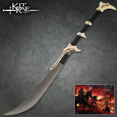 KR0077G - Epée Kit Rae Savathos Mithrodin Gold War Sword
