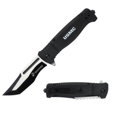 MA3005BK - Couteau USMC Ouverture Assistée Noir 