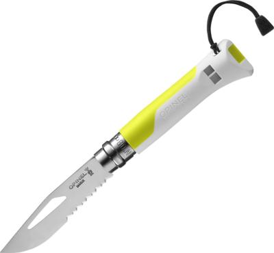 OP002320 - Couteau OPINEL N°8 VRI Outdoor Sports Fluo Jaune