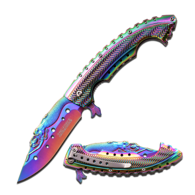 TF864RB - Couteau TAC FORCE Mermaid Spring Assisted knife