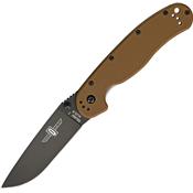 ON8846CB - Couteau ONTARIO RAT 1 Folder Coyote Brown
