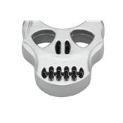 PASKS - Poing Américain Skull en aluminium silver
