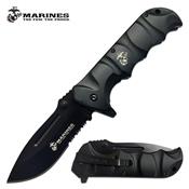 USMA1059BKS - Couteau USMC Spring Assisted Knife