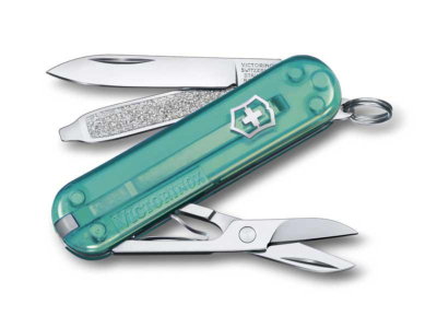 0.6223.T24G - Couteau VICTORINOX Classic SD Translucide Tropical Surf