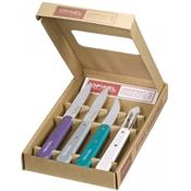 OP001939 - Coffret de 4 couteaux OPINEL Les Essentiels du Cuisinier Art Déco