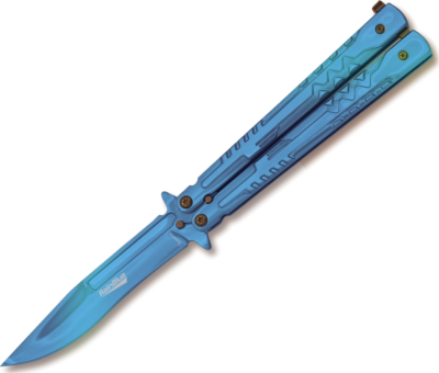 CP36246 - Couteau Papillon ALBAINOX Rainblue