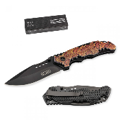 HE44013 - Couteau HERBERTZ CJH ABS Camo Marron 12 cm Inox Noir