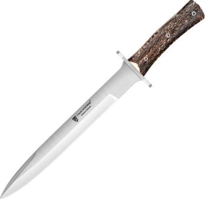 4990C - Dague CLAUDE DOZORME Bois de Cerf avec Etui