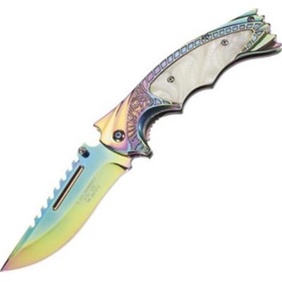 567312 - Couteau HERBERTZ Inox/Acrylique Rainbow