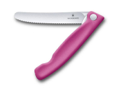 6.7836.F5B - Couteau Office Pliant VICTORINOX Swissclassic 11 cm Rose à Dents