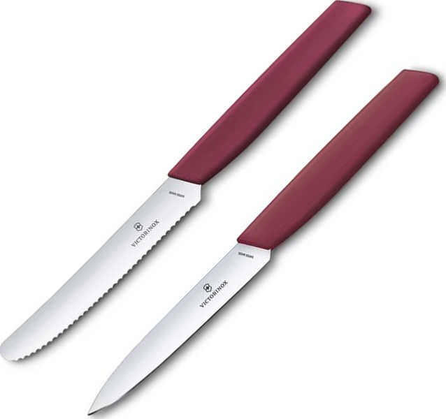 Victorinox Set de 2 couteaux office Victorinox Swiss Modern Berry - Edition  limitée