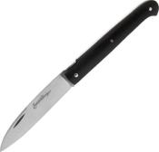 78100 - Couteau de SAUVETERRE Plein Manche Ebne 9 cm Inox