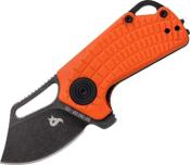 BF761OR - Couteau BLACK FOX Puck G10 Orange Blackwash