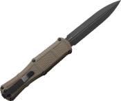BEN3370GY-1 - Couteau Automatique BENCHMADE Claymore Ranger Green Grivory Dagger