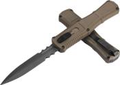 BEN3370SGY-1 - Couteau Automatique BENCHMADE Claymore Ranger Green Grivory Dagger