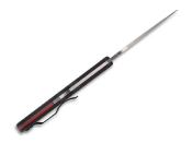 C243FPSBKRD - Couteau SPYDERCO Endela Lightweight Thin Red Line Noir