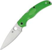 C244PGR - Couteau SPYDERCO Native Chief Salt LC200N Vert