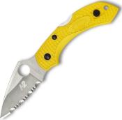 C28SYL2 - Couteau SPYDERCO Dragonfly 2 Salt Jaune