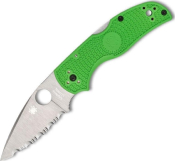 C41SGR5 - Couteau SPYDERCO Native® 5 Salt® Green