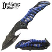 DF077BL - Couteau DARK FANTASY BLADES Ouverture Assiste Blue