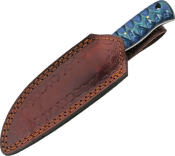 DM1290 - Couteau Fixe DAMASCUS Exotic Hunter Blue 