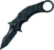 FE.014 - Couteau FOX EDGE The Claw G10 Noir Blackwash