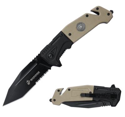 MA3003TN - Couteau USMC Rescue A/O Noir Sable