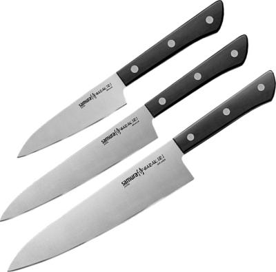 SMSBU0220 - Set 3 Couteaux SAMURA Harakiri Paring/Utility/chef