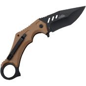 TF1044BR - Couteau TAC FORCE Linerlock A/O Brown