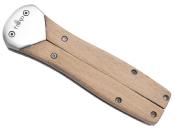 TH.N126H - Pliant THIRD Hêtre 12 cm Inox